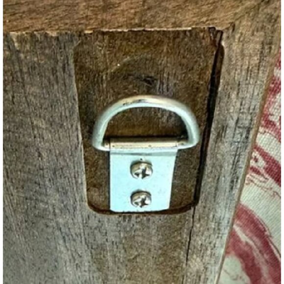 NEW 30" H Pottery Barn Red Painted Wood JOY Weathered Christmas Wall Sign - Picture 4 of 6